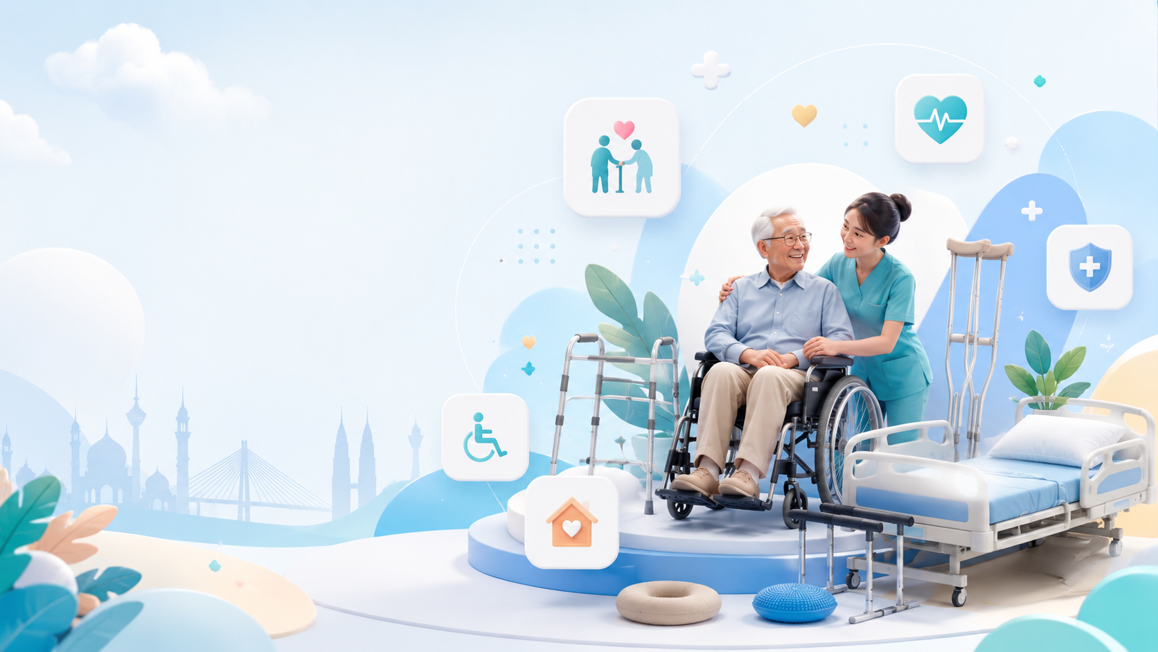 Fair Medicare home care illustration